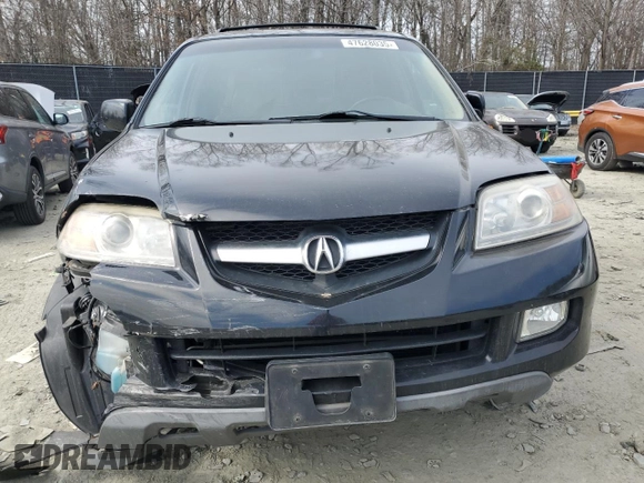 2006 Acura MDX Touring w/Navi with VIN 2HNYD18876H539530, listed as a Copart auction lot 47628035 with 115,525 mi miles and Salvage Title. Bid and sale history available at carsss.com. Image 5.