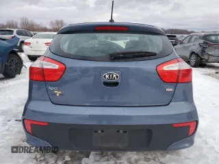 2016 Kia Rio LX with VIN KNADM5A34G6676533, listed as a Copart auction lot 42444355 with 38,350 mi miles and Salvage Title. Bid and sale history available at carsss.com. Image 6.