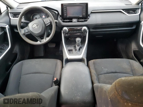 2020 Toyota RAV4 LE with VIN 2T3H1RFV7LC077957, listed as a Copart auction lot 49574275 with 56,650 mi miles and Salvage Title. Bid and sale history available at carsss.com. Image 8.