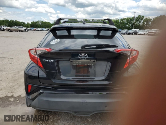 2018 Toyota C-HR XLE with VIN NMTKHMBX8JR001705, listed as a Copart auction lot 57764705 with 92,847 mi miles and Salvage title. Bid and sale history available at DreamBid. Image 6.