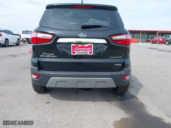2019 Ford EcoSport Titanium with VIN MAJ6S3KLXKC307700, listed as a IAAI auction lot 40267174 with 72,178 mi miles. Bid and sale history available at carsss.com. Image 16.