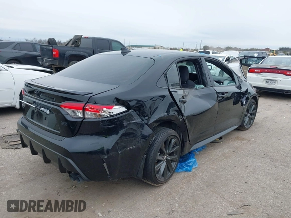 2024 Toyota Corolla SE with VIN 5YFS4MCE3RP210249, listed as a IAAI auction lot 41636260 with 10,403 mi miles and . Bid and sale history available at DreamBid. Image 4.