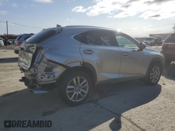 2016 Lexus NX 200t with VIN JTJBARBZ4G2079187, listed as a Copart auction lot 51235935 with 143,396 mi miles and Salvage Title. Bid and sale history available at DreamBid. Image 3.