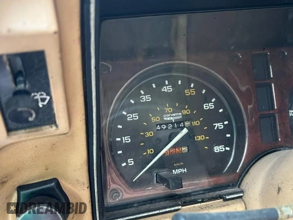 1981 Chevrolet Corvette with VIN 1G1AY8761BS408304, listed as a Copart auction lot 79428714 with 49,214 mi miles and Salvage Title. Bid and sale history available at carsss.com. Image 8.