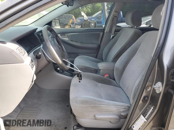 2008 Toyota Corolla CE with VIN 2T1BR32E98C893103, listed as a Copart auction lot 56476345 with 78,250 mi miles and Clean Title. Bid and sale history available at DreamBid. Image 7.