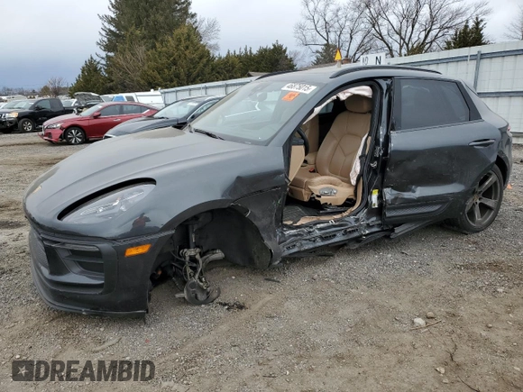 2022 Porsche Macan with VIN WP1AA2A54NLB10898, listed as a Copart auction lot 46875015 with Not Provided miles and Salvage Title. Bid and sale history available at DreamBid. Image 1.