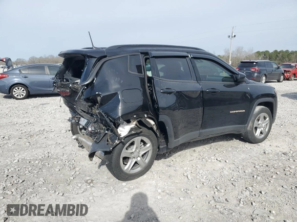 2023 Jeep Compass Latitude z VIN 3C4NJDBN4PT544548, wystawiony jako Copart lot #47981135 z przebiegiem 21 335 mil mil oraz Szkoda całkowita • Salvage title. Historia ofert i sprzedaży dostępna na DreamBid. Obrazek 3.