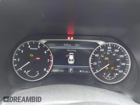 2022 Nissan Sentra SV with VIN 3N1AB8CV2NY295008, listed as a IAAI auction lot 40851544 with 60,991 mi miles and . Bid and sale history available at DreamBid. Image 7.