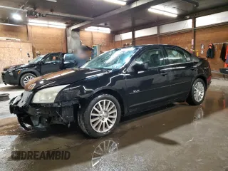 2008 Mercury Milan with VIN 3MEHM07Z48R656532, listed as a Copart auction lot 52419735 with 129,613 mi miles and Salvage Title. Bid and sale history available at carsss.com. Image 1.