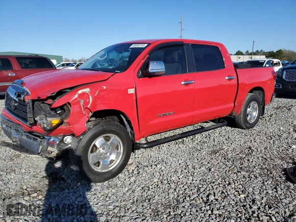 2008 Toyota Tundra with VIN 5TFET54198X020599, listed as a Copart auction lot 48550755 with 341,802 mi miles and Salvage title. Bid and sale history available at DreamBid. Image 1.