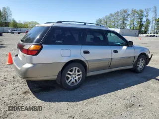 2003 Subaru Legacy Outback с VIN 4S3BH675836623695, выставлен на аукционе Copart как лот 54181335 с пробегом 236 103 миль миль и Списание • Salvage title. История ставок и продаж доступна на DreamBid. Изображение 3.