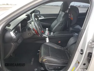 2019 Genesis G70 Advanced with VIN KMTG74LE4KU027837, listed as a Copart auction lot 74295354 with Not Provided miles and Salvage Title. Bid and sale history available at DreamBid. Image 7.
