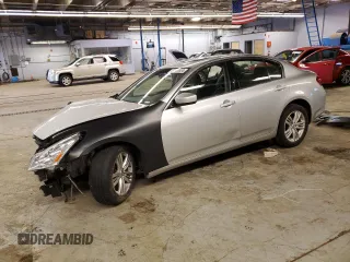 2012 Infiniti G25 x with VIN JN1DV6AR0CM731109, listed as a Copart auction lot 63153554 with 89,296 mi miles and Non Repairable. Bid and sale history available at carsss.com. Image 1.