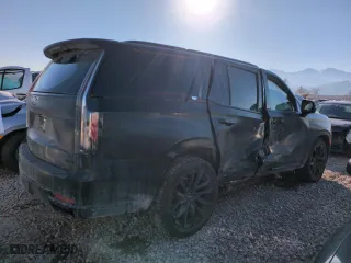 2023 Cadillac Escalade 4WD Sport Platinum with VIN 1GYS4GKLXPR286629, listed as a Copart auction lot 42982295 with 36,717 mi miles and Salvage Title. Bid and sale history available at carsss.com. Image 3.
