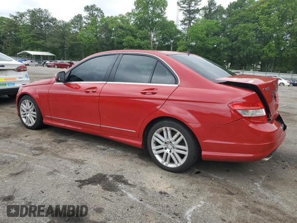 2009 Mercedes-Benz C 300 Sport with VIN WDDGF54X09R045603, listed as a Copart auction lot 55055815 with 108,575 mi miles and Salvage Title. Bid and sale history available at DreamBid. Image 2.