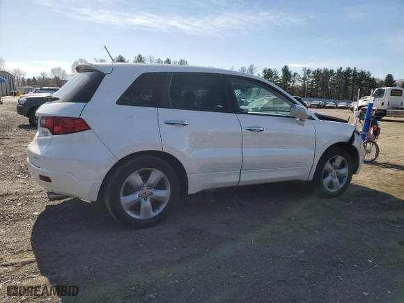 2007 Acura RDX Tech Pkg with VIN 5J8TB18547A024529, listed as a Copart auction lot 50488855 with 122,977 mi miles and Salvage Title. Bid and sale history available at carsss.com. Image 3.