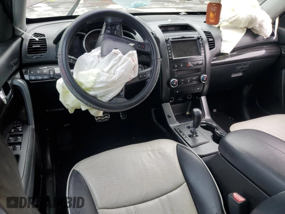 2012 Kia Sorento SX with VIN 5XYKWDA28CG240491, listed as a Copart auction lot 46829105 with 156,129 mi miles and Salvage Title. Bid and sale history available at carsss.com. Image 8.