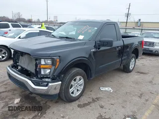 2023 Ford F-150 XL with VIN 1FTMF1C50PKE33412, listed as a IAAI auction lot 41391359 with 19,344 mi miles and . Bid and sale history available at carsss.com. Image 18.