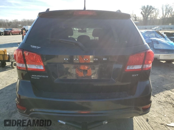 2013 Dodge Journey SXT with VIN 3C4PDDBG2DT579179, listed as a Copart auction lot 46443415 with 180,456 mi miles and Salvage Title. Bid and sale history available at DreamBid. Image 6.