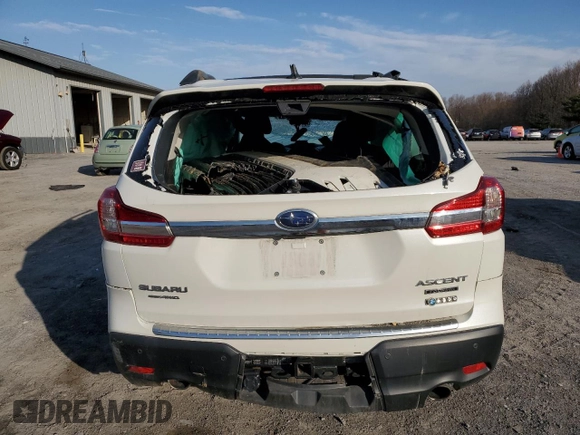 2021 Subaru Ascent Touring with VIN 4S4WMARD5M3446557, listed as a Copart auction lot 49845795 with 0 mi miles and Salvage Title. Bid and sale history available at carsss.com. Image 6.