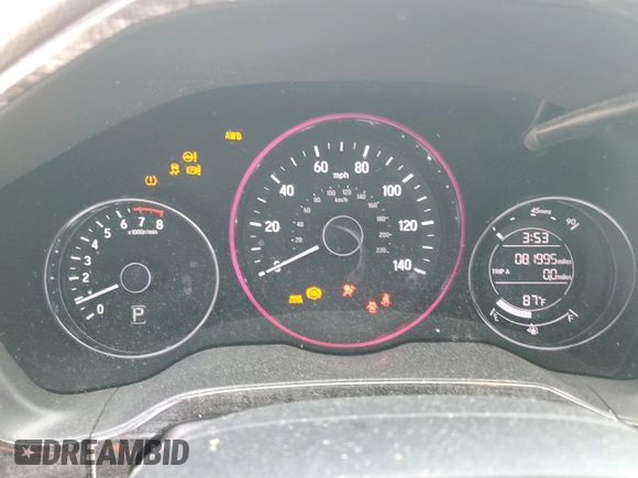 2018 Honda HR-V EX-L Navi with VIN 3CZRU6H70JM705809, listed as a Copart auction lot 49675845 with 81,995 mi miles and Salvage Title. Bid and sale history available at carsss.com. Image 9.