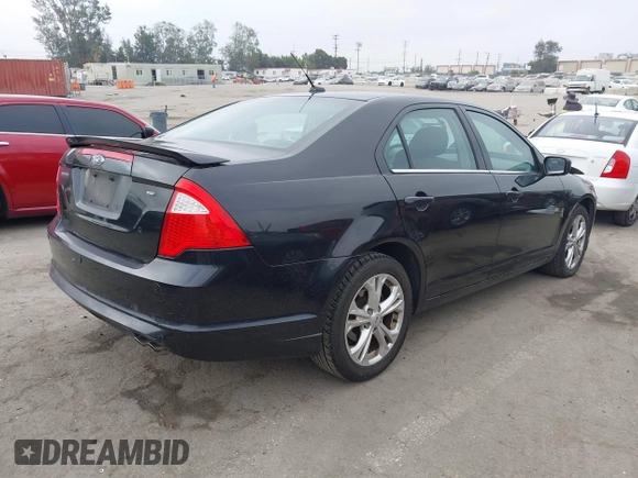 2012 Ford Fusion SE with VIN 3FAHP0HA1CR414684, listed as a IAAI auction lot 42613412 with 108,154 mi miles and . Bid and sale history available at DreamBid. Image 4.