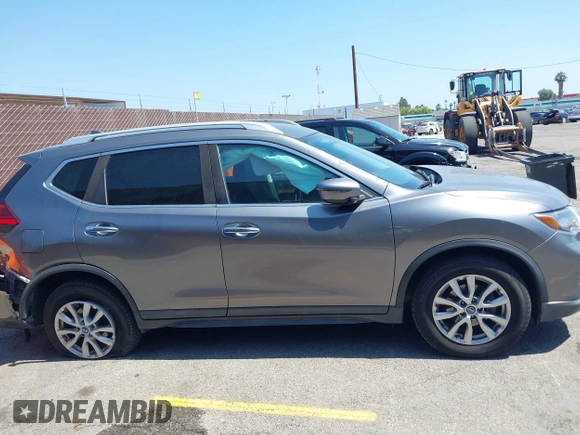 2017 Nissan Rogue SV with VIN KNMAT2MT9HP588530, listed as a IAAI auction lot 42560615 with 87,265 mi miles and . Bid and sale history available at DreamBid. Image 13.