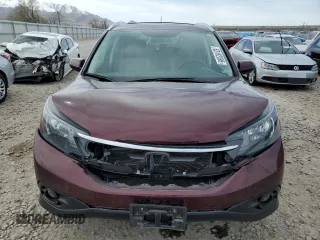 2014 Honda CR-V EX-L with VIN 5J6RM4H72EL115185, listed as a Copart auction lot 52162095 with 26,652 mi miles and Salvage Title. Bid and sale history available at carsss.com. Image 5.