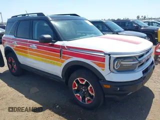 2024 Ford Bronco with VIN 3FMCR9K67RRF43668, listed as a IAAI auction lot 42328450 with 8,061 mi miles and . Bid and sale history available at DreamBid. Image 1.