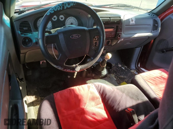 2010 Ford Ranger XLT with VIN 1FTLR4FE6APA11283, listed as a Copart auction lot 53895655 with 163,294 mi miles and Salvage title. Bid and sale history available at DreamBid. Image 8.