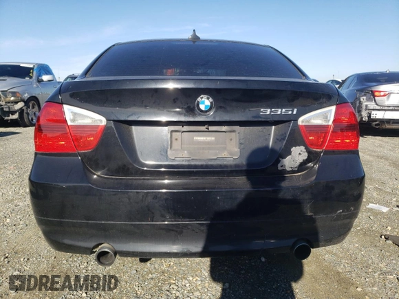 2007 BMW 3 Series 335i with VIN WBAVB73557KY62173, listed as a Copart auction lot 41461935 with 0 mi miles and Clean Title. Bid and sale history available at carsss.com. Image 6.