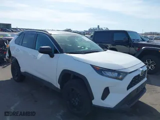 2020 Toyota RAV4 LE with VIN 2T3F1RFV2LC089909, listed as a IAAI auction lot 41765036 with 84,753 mi miles. Bid and sale history available at carsss.com. Image 1.