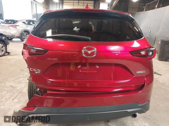 2023 Mazda CX-5 2.5 S Premium Plus Package with VIN JM3KFBEM5P0164568, listed as a IAAI auction lot 41843961 with 22,891 mi miles. Bid and sale history available at carsss.com. Image 17.
