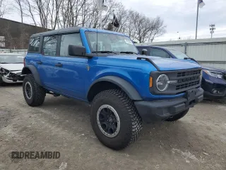 2023 Ford Bronco with VIN 1FMDE5DH0PLA93882, listed as a Copart auction lot 47520355 with 0 mi miles and Salvage Title. Bid and sale history available at carsss.com. Image 4.