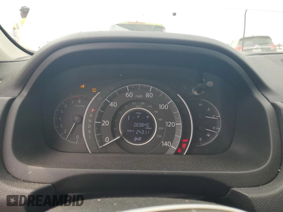 2015 Honda CR-V EX-L with VIN 2HKRM3H71FH517432, listed as a Copart auction lot 52511905 with 69,845 mi miles and Salvage Title. Bid and sale history available at DreamBid. Image 9.