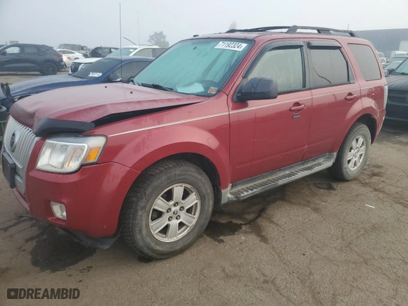 2010 Mercury Mariner with VIN 4M2CN9BG4AKJ13883, listed as a Copart auction lot 71192324 with 177,650 mi miles and Clean Title. Bid and sale history available at carsss.com. Image 1.