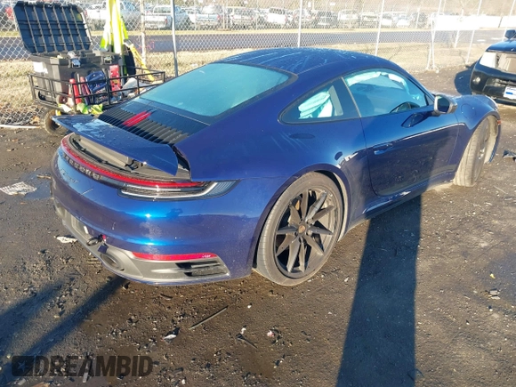 2024 Porsche 911 Carrera with VIN WP0AA2A94RS210144, listed as a IAAI auction lot 41196683 with 13,249 mi miles. Bid and sale history available at carsss.com. Image 4.