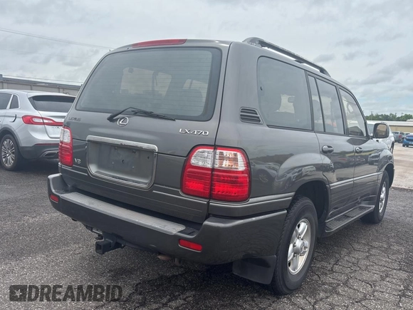 2000 Lexus LX 470 with VIN JT6HT00W7Y0122954, listed as a Copart auction lot 55483755 with 262,357 mi miles and Clean Title. Bid and sale history available at carsss.com. Image 4.