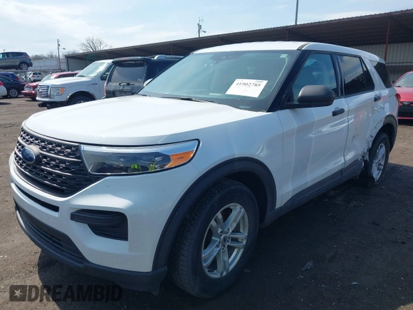 2022 Ford Explorer with VIN 1FMSK8BH7NGA40543, listed as a IAAI auction lot 41902785 with 1 mi miles. Bid and sale history available at carsss.com. Image 16.