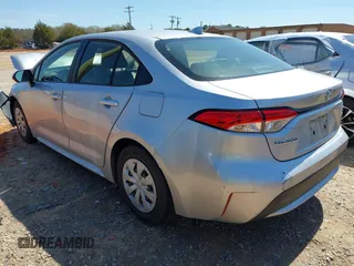 2020 Toyota Corolla L with VIN JTDDPRAE1LJ008277, listed as a IAAI auction lot 41874417 with 24,419 mi miles. Bid and sale history available at carsss.com. Image 3.