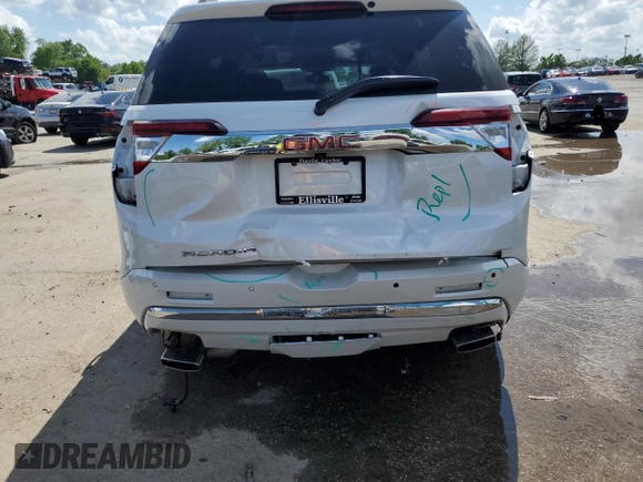 2021 GMC Acadia Denali z VIN 1GKKNPLS1MZ214730, wystawiony jako Copart lot #56895095 z przebiegiem 42 634 mil mil oraz Szkoda całkowita • Salvage title. Historia ofert i sprzedaży dostępna na DreamBid. Obrazek 6.