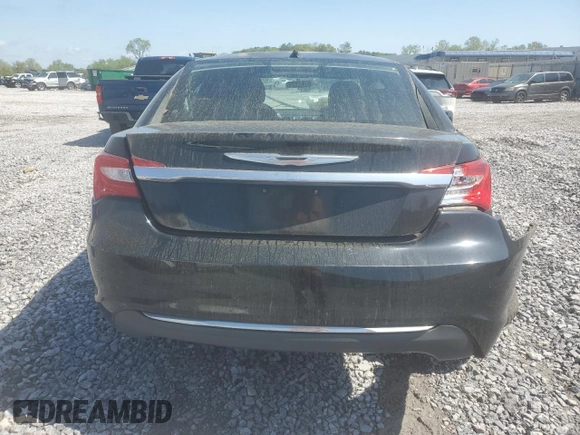 2014 Chrysler 200 LX with VIN 1C3CCBAB5EN209586, listed as a Copart auction lot 52146335 with 203,829 mi miles and Salvage Title. Bid and sale history available at carsss.com. Image 6.