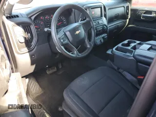 2020 Chevrolet Silverado 1500 Custom with VIN 3GCPWBEK2LG451904, listed as a Copart auction lot 45130395 with 95,767 mi miles and Salvage Title. Bid and sale history available at carsss.com. Image 8.