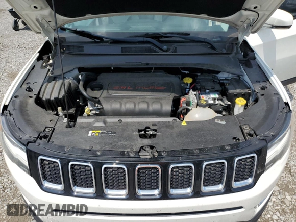 2017 Jeep Compass Limited z VIN 3C4NJDCB9HT688277, wystawiony jako Copart lot #56498515 z przebiegiem 76 960 mil mil oraz Szkoda całkowita • Salvage title. Historia ofert i sprzedaży dostępna na DreamBid. Obrazek 12.
