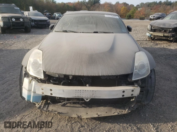 2007 Nissan 350Z with VIN JN1BZ34D37M504870, listed as a Copart auction lot 74778484 with 103,289 mi miles and Salvage Title. Bid and sale history available at DreamBid. Image 5.