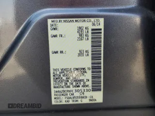 2015 Nissan LEAF SV with VIN 1N4AZ0CPXFC305330, listed as a Copart auction lot 57963873 with 42,073 mi miles. Bid and sale history available at carsss.com. Image 14.