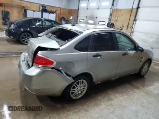 2008 Ford Focus SE with VIN 1FAHP35N28W287814, listed as a Copart auction lot 51842885 with 237,877 mi miles and Clean Title. Bid and sale history available at carsss.com. Image 3.