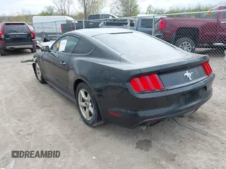 2015 Ford Mustang V6 with VIN 1FA6P8AM6F5305588, listed as a IAAI auction lot 42106438 with 100,864 mi miles and . Bid and sale history available at carsss.com. Image 3.