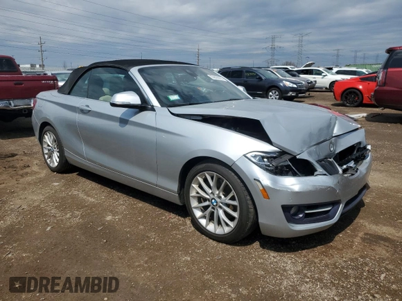 2016 BMW 2 Series 228i xDrive with VIN WBA1L9C54GV324778, listed as a Copart auction lot 53806835 with 51,743 mi miles and Salvage title. Bid and sale history available at DreamBid. Image 4.