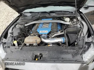 2015 Ford Mustang GT with VIN 1FA6P8CF8F5348585, listed as a Copart auction lot 56290945 with 94,706 mi miles and Salvage title. Bid and sale history available at DreamBid. Image 11.